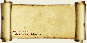 Hana Grujić vizit kartica